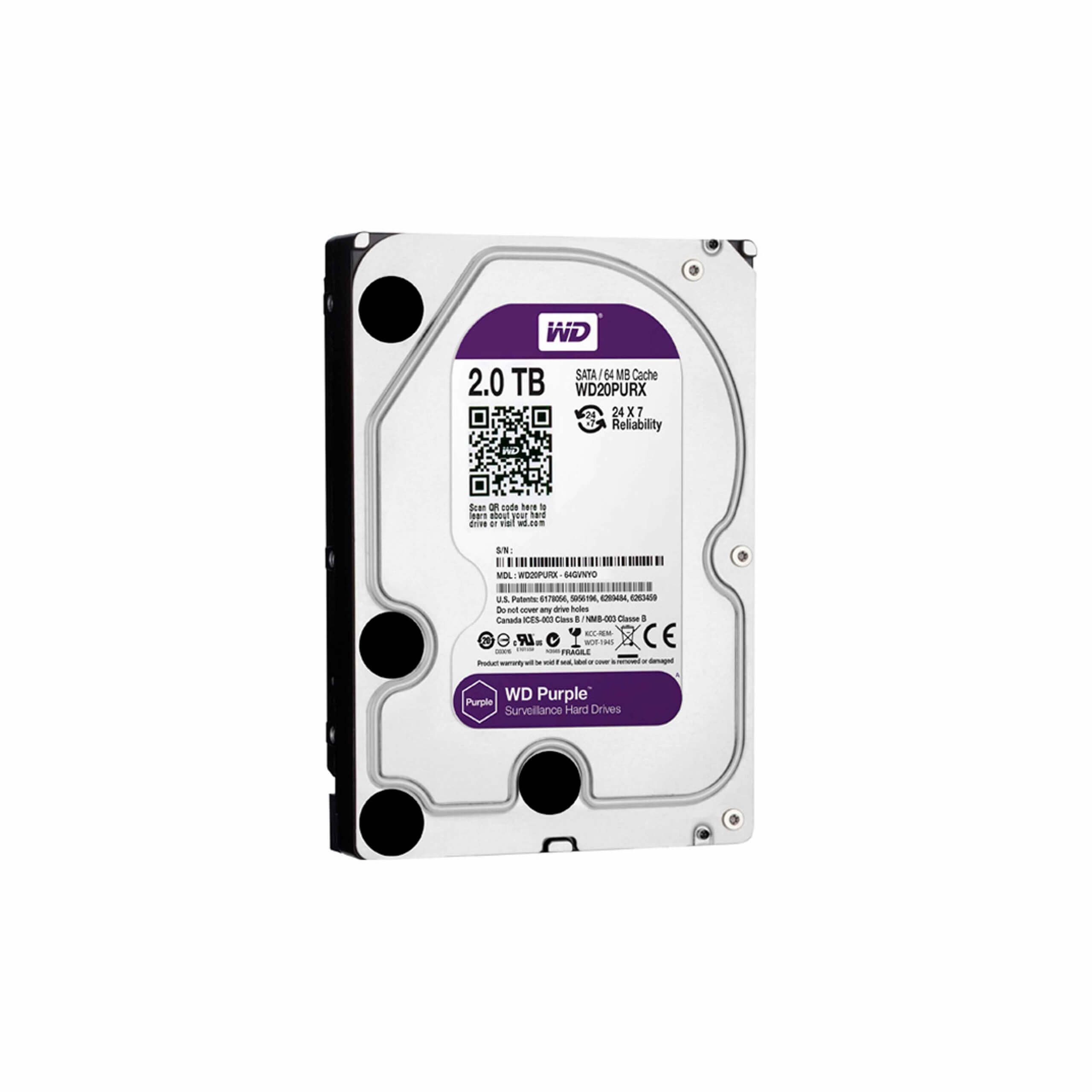 Disco Duro WD Purple – Vigilancia 24/7