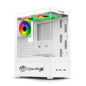 Gabinete Gamer Cybertel Épico CBX 5008RW Blanco ATX