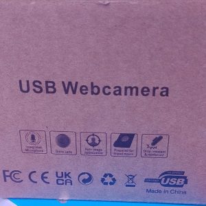 Cámara Web USB HD con Micrófono Integrado y Lente de Vidrio – Compatible con Trípode