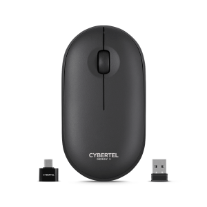 Mouse Cybertel Derby 3 CYB M320-3M Bluetooth + Wireless Recargable 1600 DPI