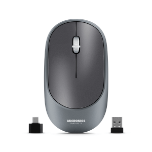 Mouse Micronics Shelby 3 MIC M701-3M Bluetooth + Wireless Recargable 1600 DPI